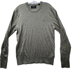 All Saints Crewneck Ramskull WOOL Sweater Men's‎ Size Medium / Large Pullover